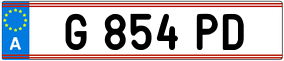 Truck License Plate